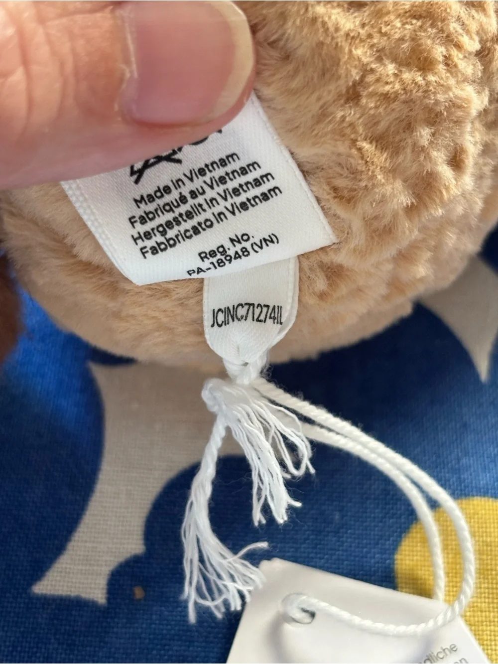 Jellycat Amuseables Peanut ‘Yeti’ BNWT 100% Authentic